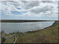 TM3541 : Lagoon behind the beach, Bawdsey by Chris Holifield