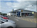 Lidl supermarket and car park, Great Torrington