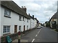 Houses on the northern edge of Beaford