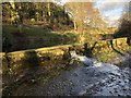 Pond overflow at Birchencliffe