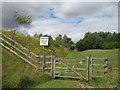 SP3625 : Gate on a bridleway near Enstone by Malc McDonald