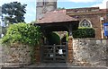 The entrance to St Bartholomew