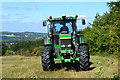 Tractor at work on Dean Hill