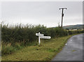 Road sign on Meltonby Lane, Meltonby