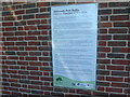 Information board at Hillworth Park, Devizes