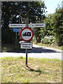 TG1318 : Signpost on Station Road by Geographer
