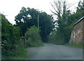 Gadys Lane near Bryn Madys Hall