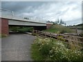 Marsh Lane bridge and site of former Crossway swing bridge