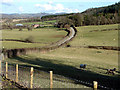 Road and farmland by Trewythen