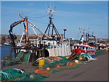 NT6779 : Fishing Boats in Victoria Harbour Dunbar by Jennifer Petrie