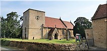 SE8934 : St Oswald's Church, Hotham by Chris Morgan