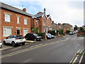 Cars and houses, Burdett Road, Stonehouse