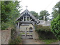 St Mary, Little Coxwell: lych gate