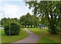 Cycle path linking Leyburn Road and Scotton Road, Catterick Garrison