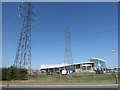 Pylons in Morrisons car park