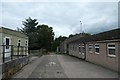 Cycle path at Newton Rigg College