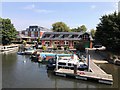 Marina next to Clopton Bridge in Stratford-upon-Avon