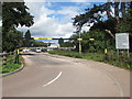 Entrance to Rockfield Road Car Park, Monmouth