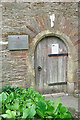 SX5646 : Doorway to St Peter the Poor Fisherman by Stephen McKay
