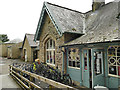 SD8789 : Cafe and cycle shop on the former Hawes station by Stephen Craven