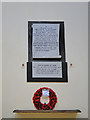 TM1160 : Stonham Parva War Memorials by Adrian S Pye