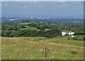 View from Lyme Park to Manchester