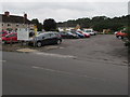 Entrance to Maryport Street South Car Park, Usk