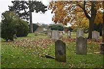 TQ0574 : Churchyard, St Mary's Church by N Chadwick