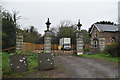 Gate and gate piers, Stanwell Place