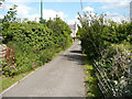 NZ6814 : Lane off the High Street, Moorsholm by Humphrey Bolton