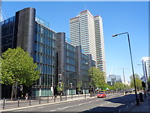 TQ2982 : Office blocks, Euston Road by Robin Sones