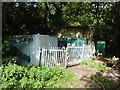 Containers at Goblin Combe Camp