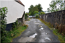 H4572 : Rough laneway with potholes, Omagh by Kenneth  Allen