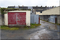 H4572 : Rough garage, Campsie, Omagh by Kenneth  Allen