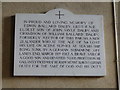 TG0336 : Memorial to Lt, Edwin Ballard Dalby, RNR by Adrian S Pye