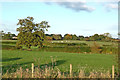 Farmland north of Market Drayton in Shropshire