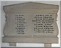 TF5414 : Tilney St. Lawrence in-church War Memorial by Adrian S Pye