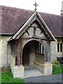 Timber-framed porch