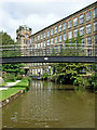 Macclesfield Canal and Clarence Mill in Bollington