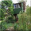 Canalside treehouse in Bollington, Cheshire