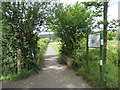 Strawberry Line path near Cheddar