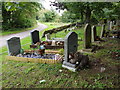 Interesting grave decorations at Hunston graveyard