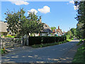 Bourn: historic houses on Riddy Lane