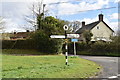 Road sign, Lower Green