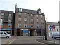 Businesses with flats above on Marischal Street, Peterhead