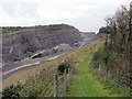 Llwybr ger Cwar Torcoed / Path near Torcoed Quarry