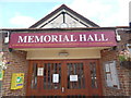 Entrance to Bovingdon Memorial Hall