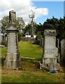 Phone mast beside the cemetery