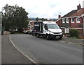 Tesco home delivery van, Laurel Crescent, Malpas, Newport