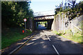 Rail bridge on Station Road, East Leake